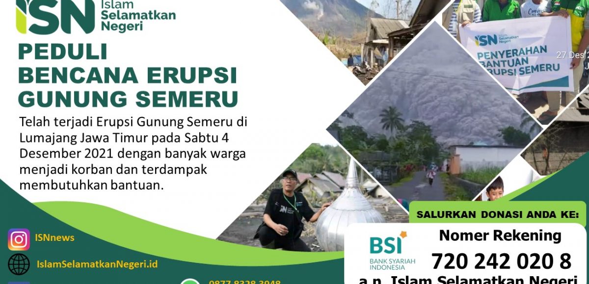 Peduli Bencana Gunung Semeru