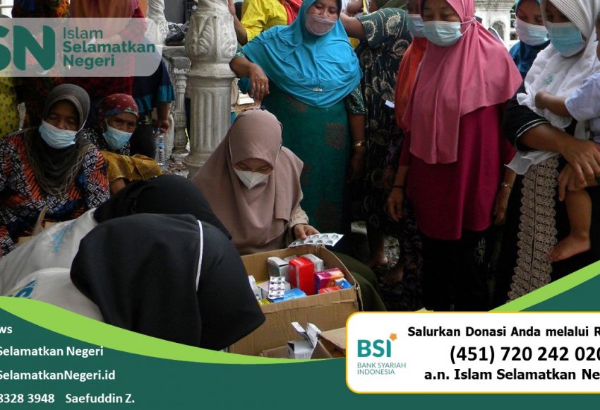Layanan Kesehata - ISN peduli bencan erupsi semeru
